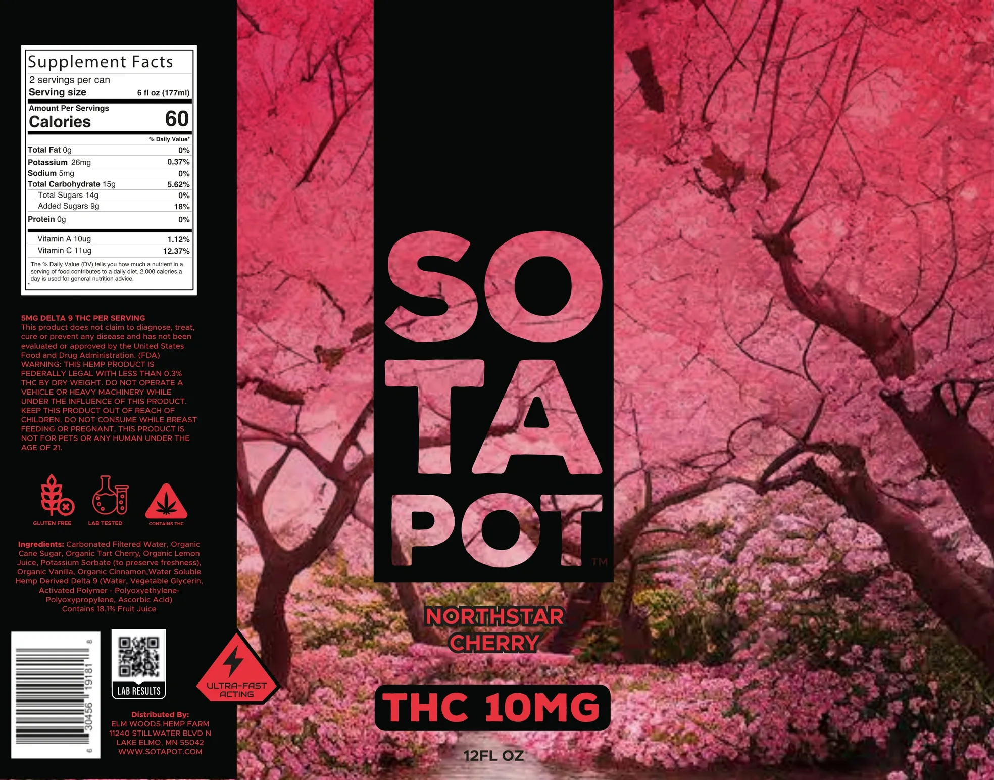 SotaPot North Star Cherry 120 cans